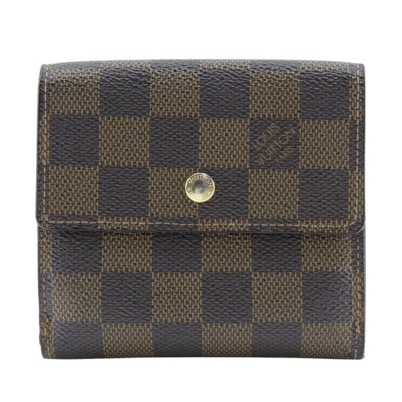 LOUIS VUITTON Porte BilletsCartes Crdit Bi-Fold Wallet N61652 Double Sided... - Picture 2 of 11